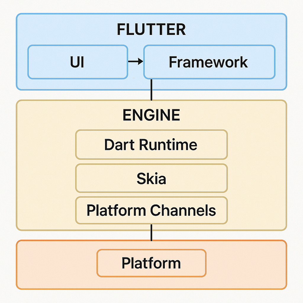 Flutter Architecture Diagram