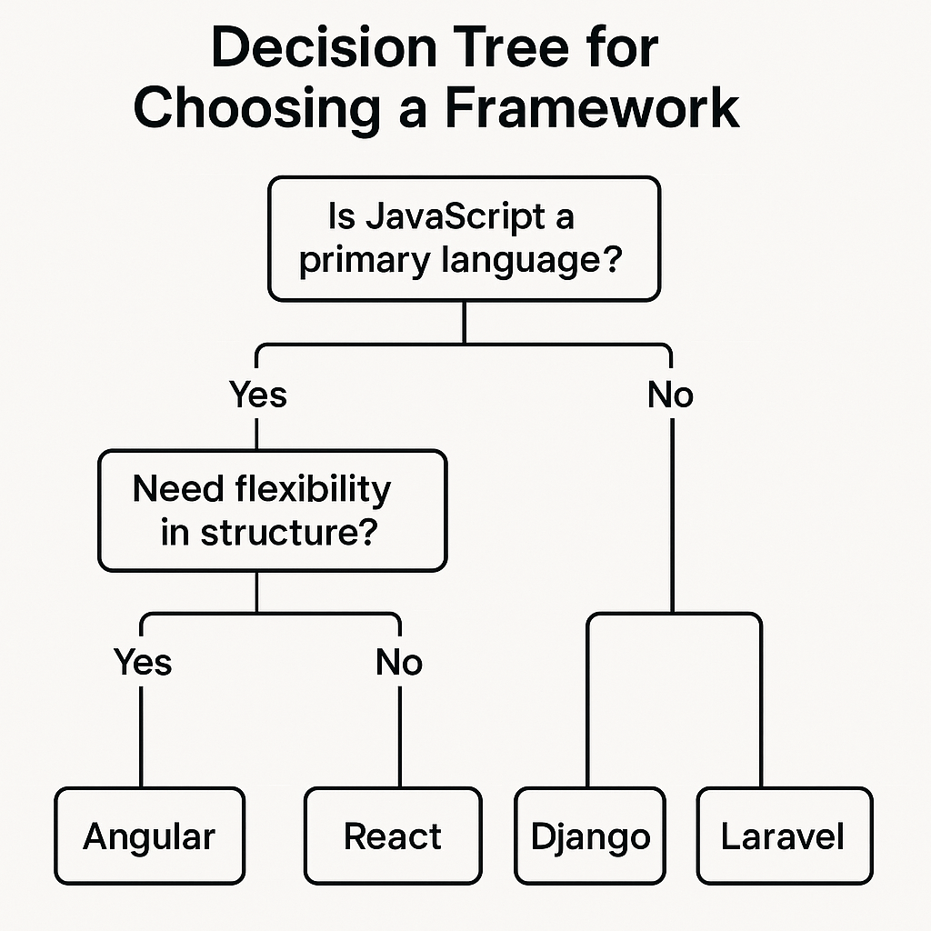 Decision Tree for Choosing a Framework